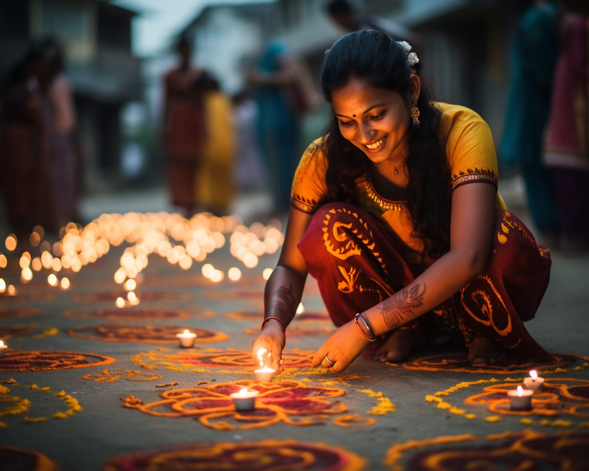 lady Rangoli